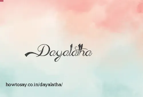 Dayalatha