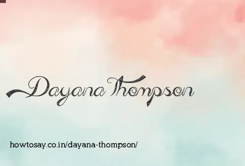 Dayana Thompson