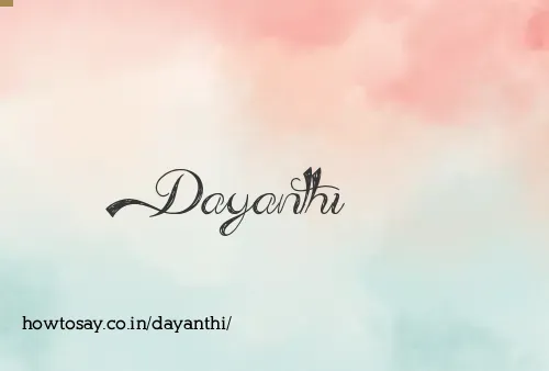 Dayanthi
