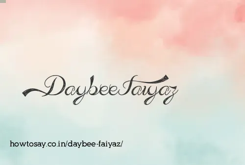 Daybee Faiyaz