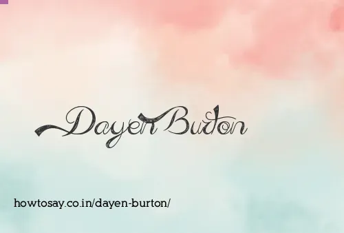 Dayen Burton