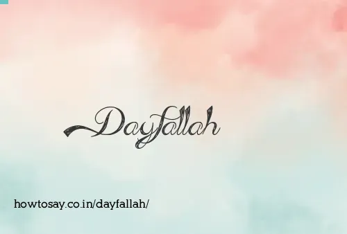Dayfallah