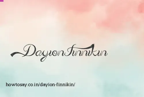 Dayion Finnikin