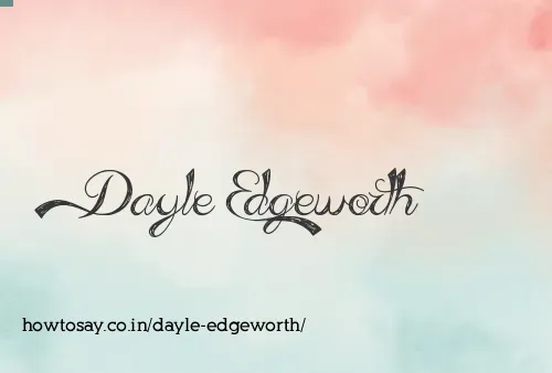Dayle Edgeworth
