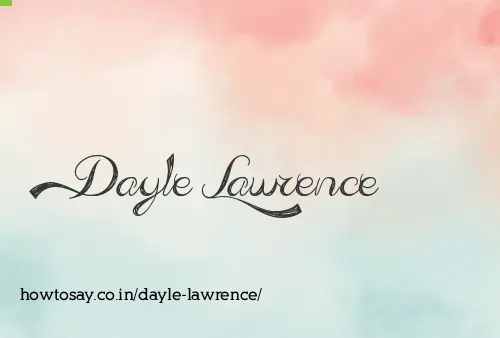 Dayle Lawrence