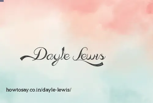 Dayle Lewis