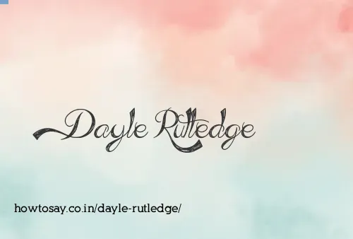Dayle Rutledge