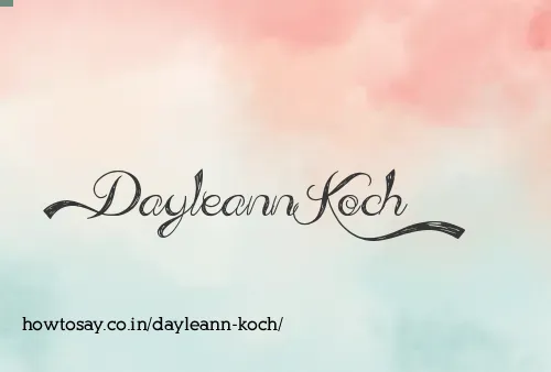 Dayleann Koch
