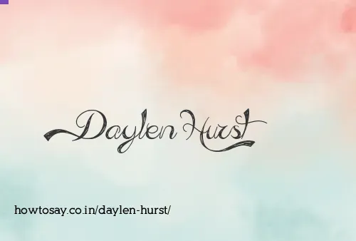 Daylen Hurst