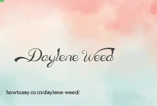 Daylene Weed