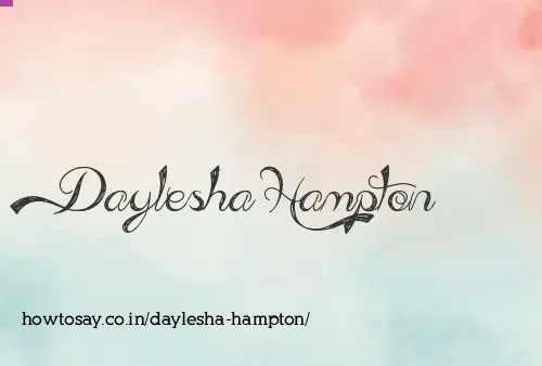 Daylesha Hampton