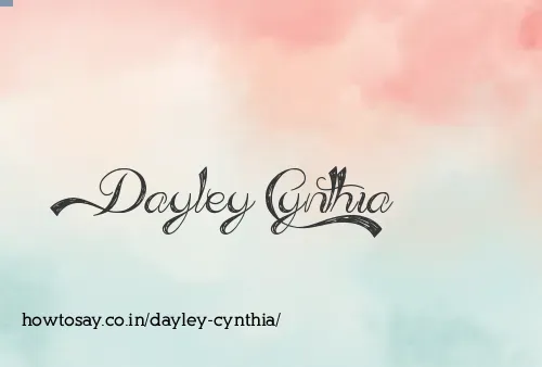 Dayley Cynthia