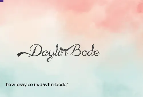 Daylin Bode