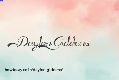 Daylon Giddens
