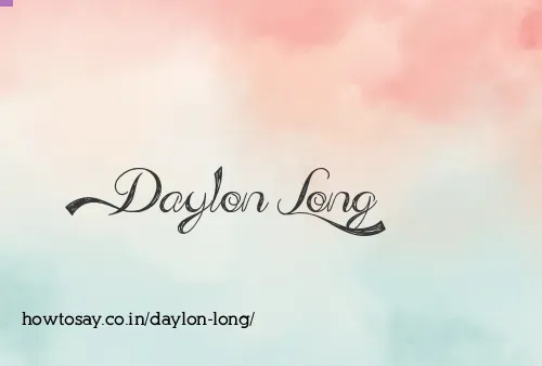 Daylon Long