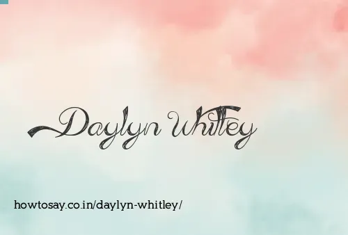 Daylyn Whitley