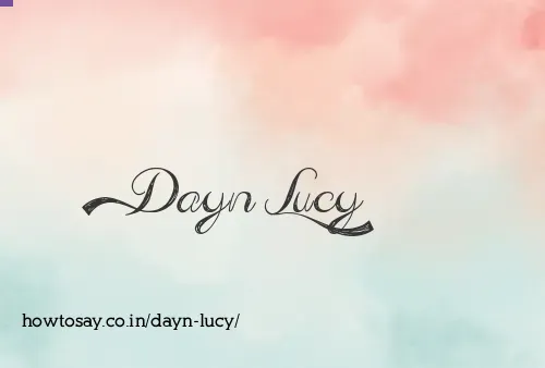 Dayn Lucy