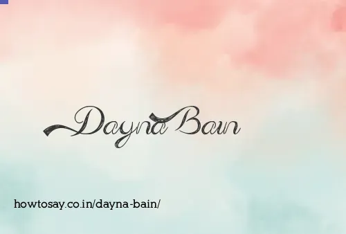 Dayna Bain