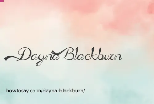 Dayna Blackburn