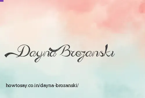 Dayna Brozanski