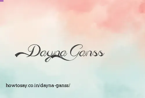 Dayna Ganss