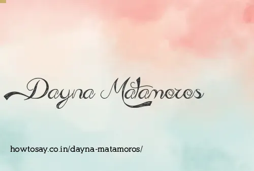 Dayna Matamoros