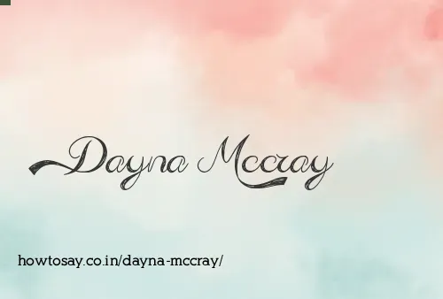 Dayna Mccray