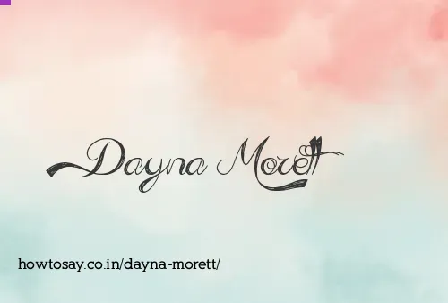 Dayna Morett