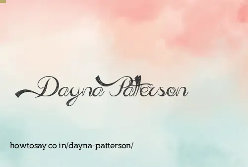 Dayna Patterson