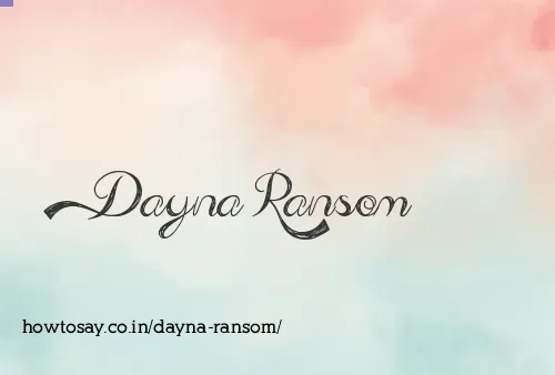 Dayna Ransom