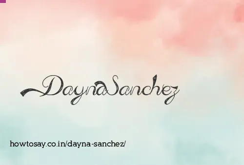 Dayna Sanchez