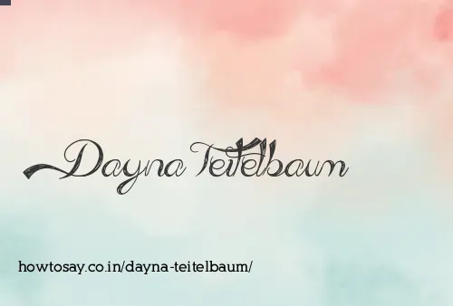 Dayna Teitelbaum