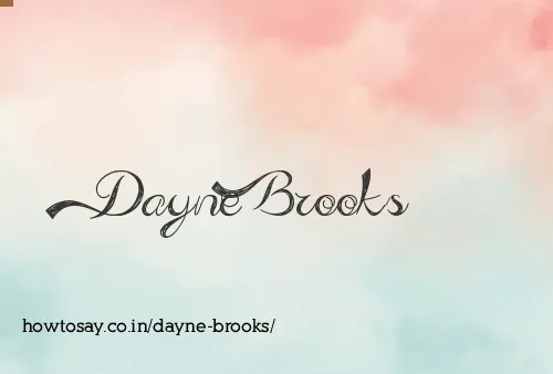 Dayne Brooks