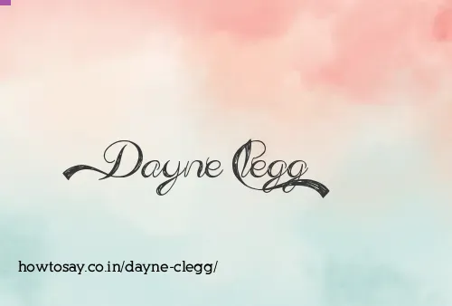 Dayne Clegg