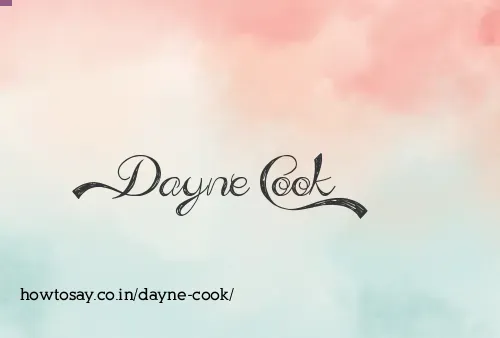 Dayne Cook