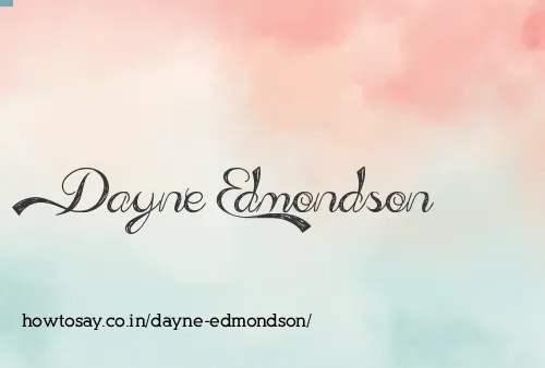 Dayne Edmondson