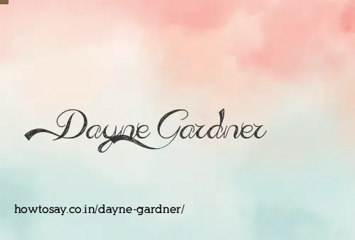 Dayne Gardner