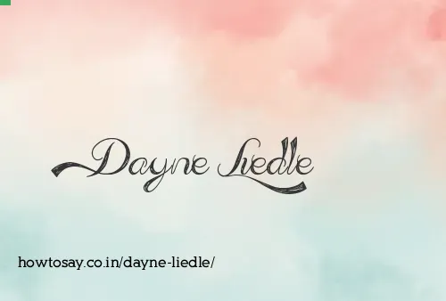 Dayne Liedle