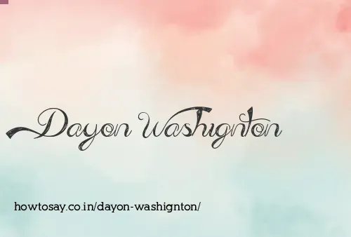 Dayon Washignton