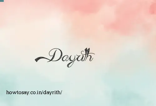 Dayrith