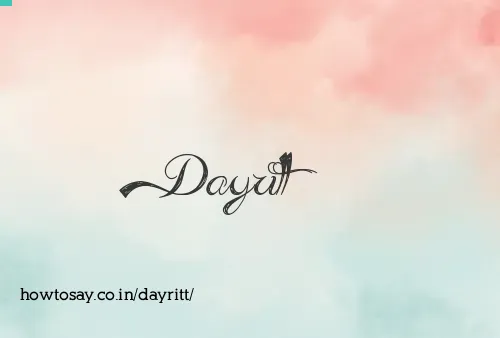 Dayritt