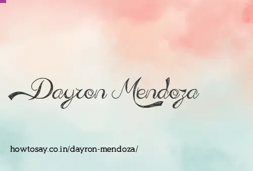 Dayron Mendoza