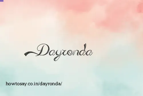 Dayronda