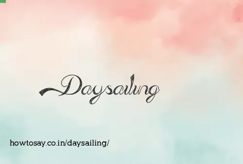 Daysailing