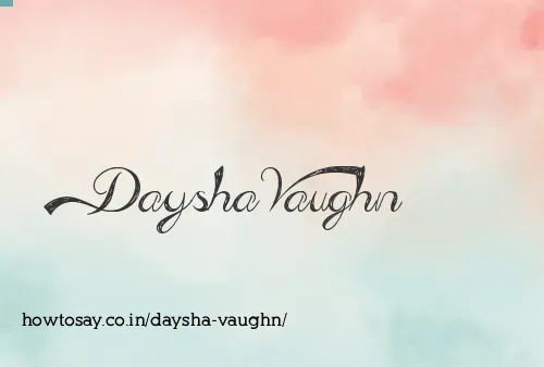 Daysha Vaughn