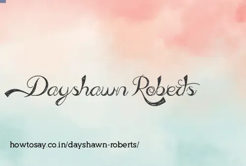 Dayshawn Roberts
