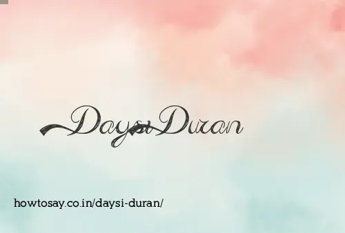Daysi Duran