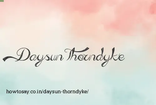 Daysun Thorndyke