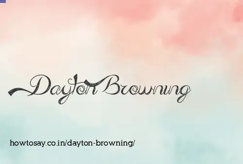 Dayton Browning