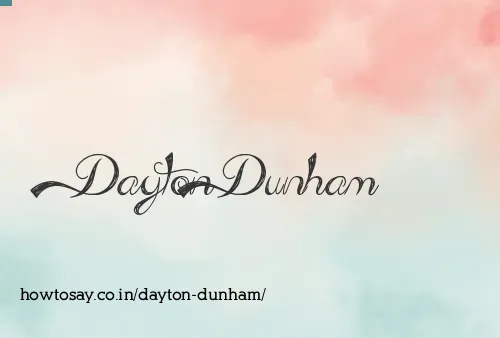 Dayton Dunham